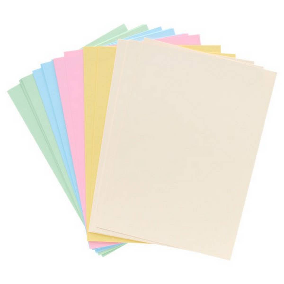 Premier A4 160G Activity Card Pastel Assorted Colours (Pack Of 50 Sheets) - ABC School Supplies