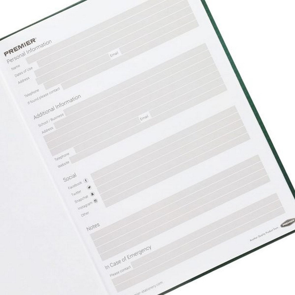 **Premier A4 160Pg Hardcover Notebook - Bold - ABC School Supplies