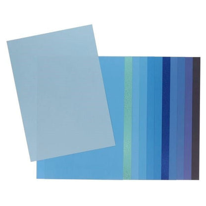 Premier A4 Card Pad 24 Sheets - Shades Of Blue - ABC School Supplies