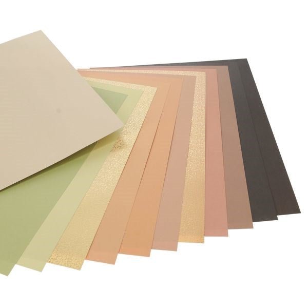 Premier A4 Card Pad 24 Sheets - Shades Of Gold - ABC School Supplies