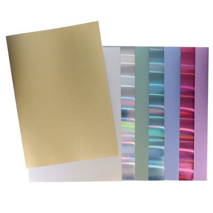 Premier A4 Foil Card 16 Sheets - Shades Of Pastel - ABC School Supplies