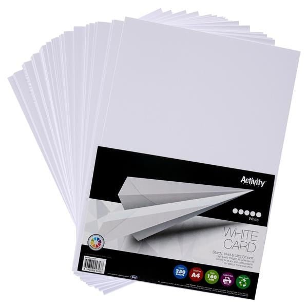 Premier A4 White Card 160Gsm (Pack Of 250 Sheets) - ABC School Supplies