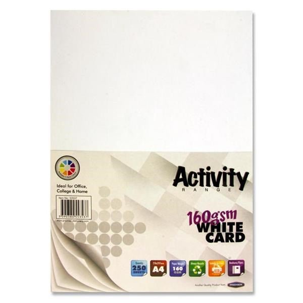 Premier A4 White Card 160Gsm (Pack Of 250 Sheets) - ABC School Supplies