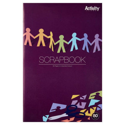 Premier Activity 80Pg 360X240mm Scrapbook - Pack Of 5 - ABC School Supplies
