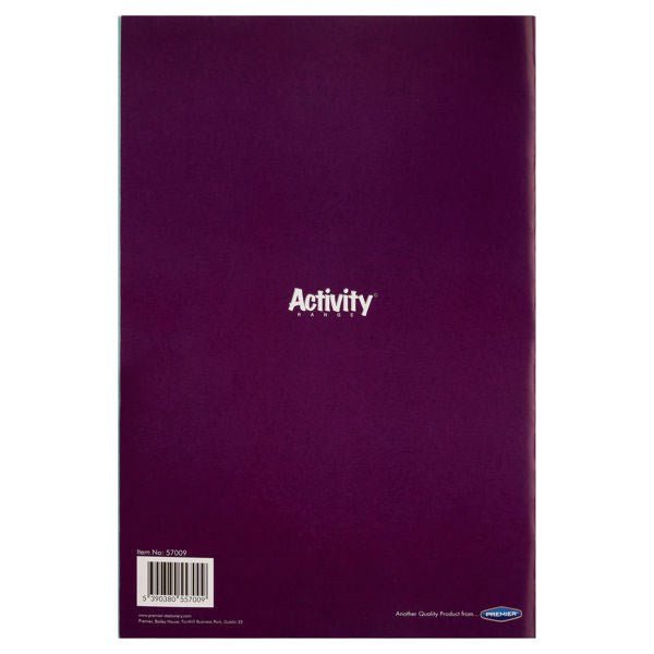 Premier Activity 80Pg 360X240mm Scrapbook - Pack Of 5 - ABC School Supplies