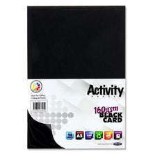 Premier Activity A2 160Gsm Card 20 Sheets - Black - ABC School Supplies