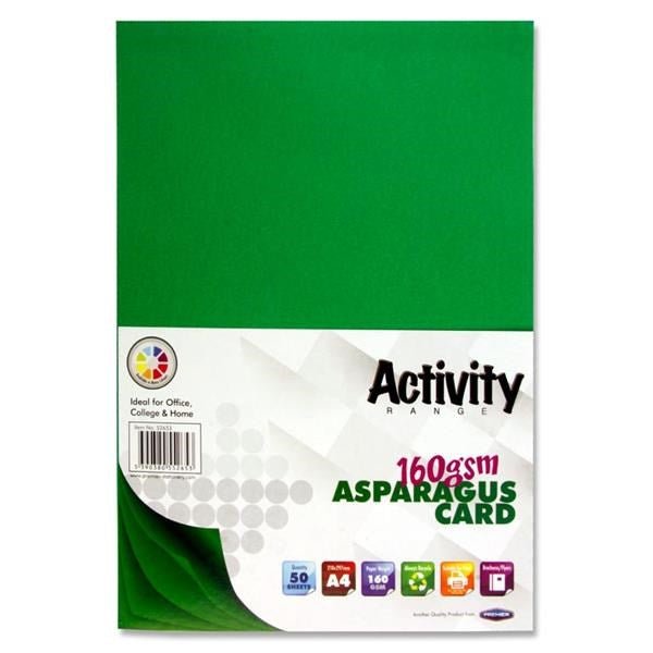 Premier Activity A4 160gsm Card 50 Sheets – Colours - ABC School Supplies