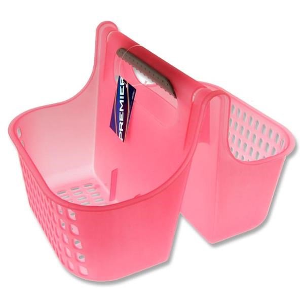 **Premier Multifunctional Storage Caddy Basket - Pink - ABC School Supplies