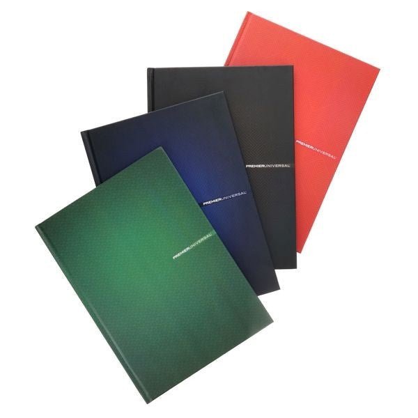 **Premier Pack Of 4 A4 160 Pg Notebooks (Asstd Colours) - ABC School Supplies