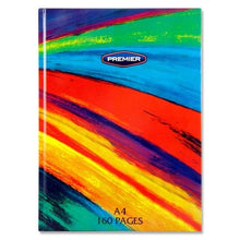 Premier Rainbow A4 160 Page Hardcover Notebook - ABC School Supplies