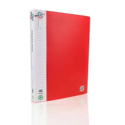 Premto A4 40 Pocket Display Book Pack of 3 - ABC School Supplies