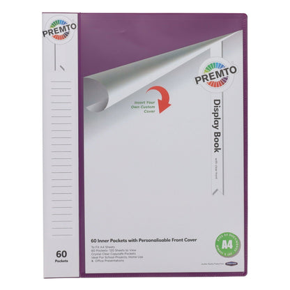 Premto A4 60 Pocket Display Book - ABC School Supplies