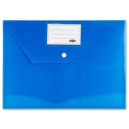 Premto A4 Button Storage Wallets Pack Of 5 - ABC School Supplies
