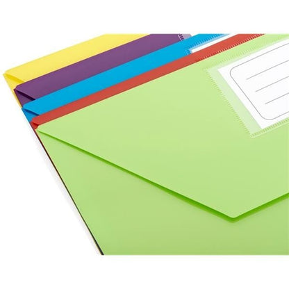 Premto A4 Button Storage Wallets Pack Of 5 - ABC School Supplies