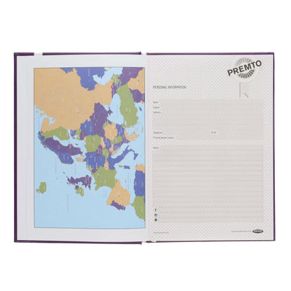 Premto A5 2026-2027 Page a Day Academic Diary - Bold Colours - ABC School Supplies