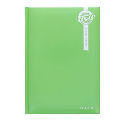 Premto A5 2026-2027 Page a Day Academic Diary - Bold Colours - ABC School Supplies