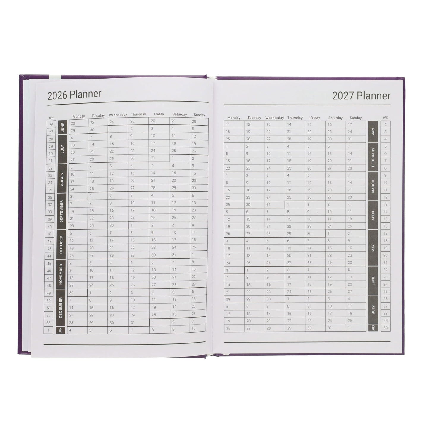 Premto A5 2026-2027 Page a Day Academic Diary - Pastel Colours - ABC School Supplies