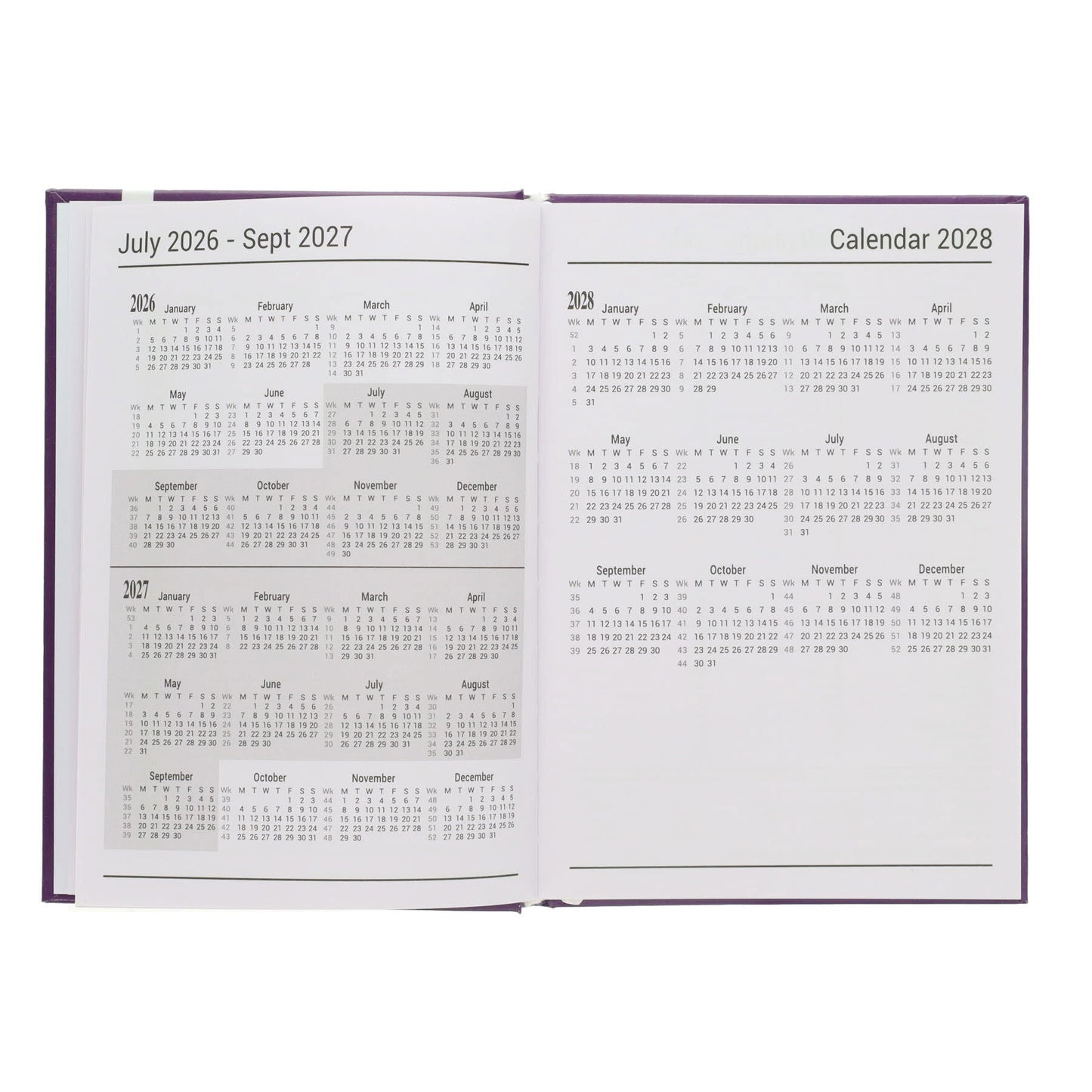 Premto A5 2026-2027 Page a Day Academic Diary - Pastel Colours - ABC School Supplies
