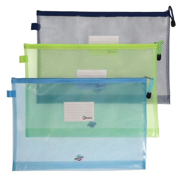 Premto B4+ Ultramesh Expanding Storage Wallet Pack Of 3 - ABC School Supplies