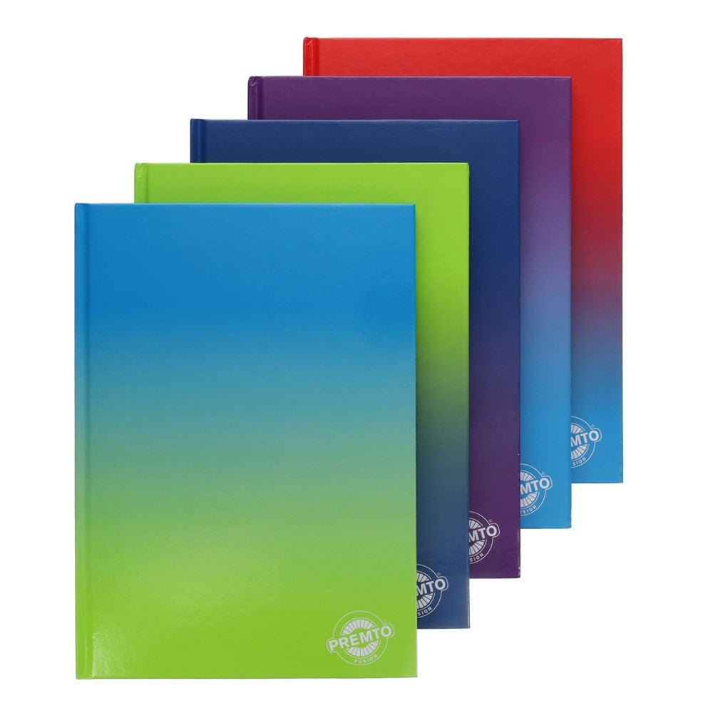 Premto Fusion A4 160pg Hardcover Notebook - ABC School Supplies