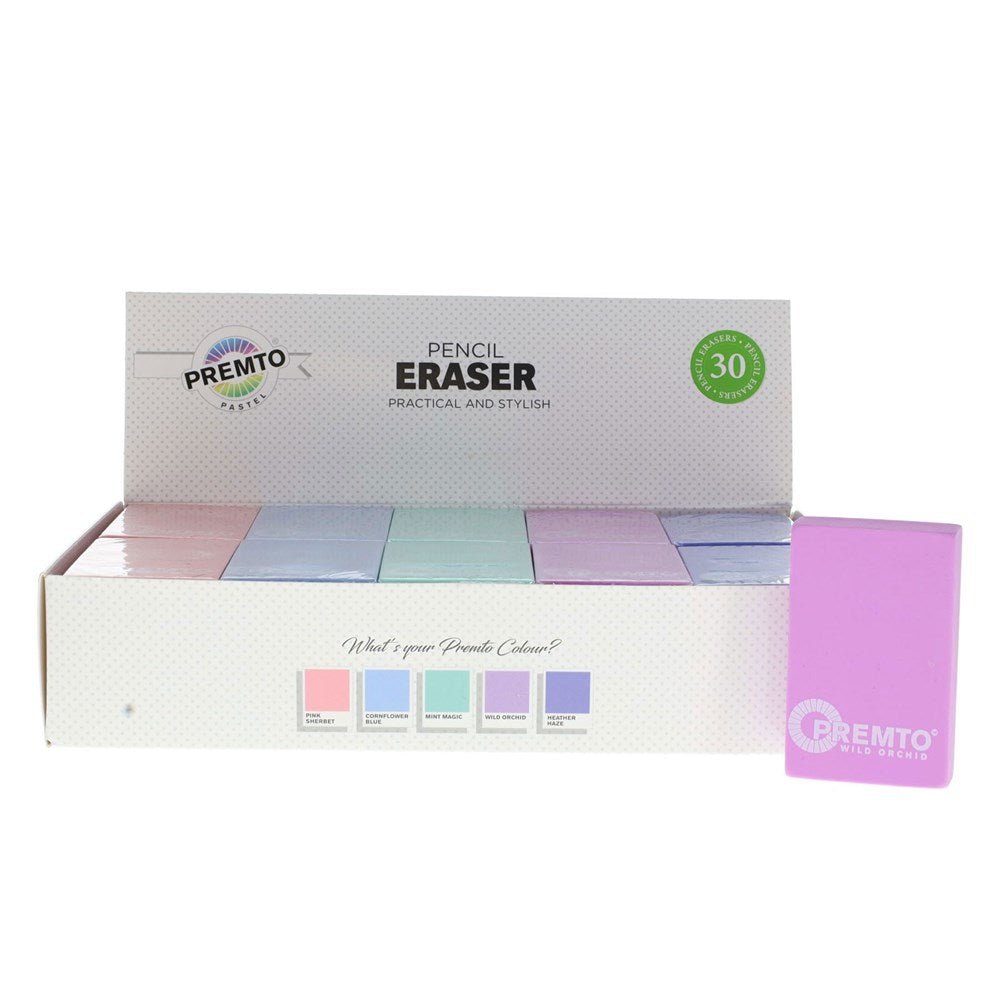 Premto Large Rectangular Pastel Eraser - ABC School Supplies