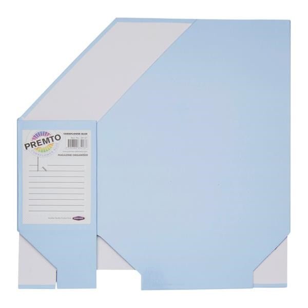 Premto Magazine Organiser - Cornflower Blue - ABC School Supplies
