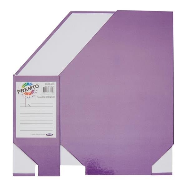 Premto Magazine Organiser - Grape Juice - ABC School Supplies