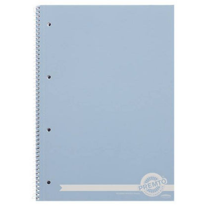 Premto Pastel Pack Of 5 A4 160Pg Spiral Notebooks - ABC School Supplies