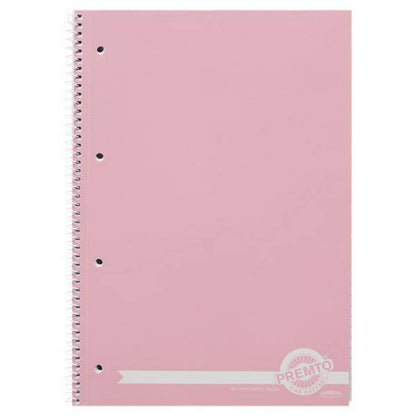 Premto Pastel Pack Of 5 A4 160Pg Spiral Notebooks - ABC School Supplies