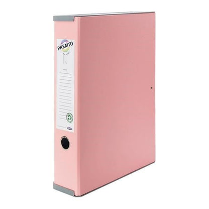 Premto Pastel Pp Box File - Pink Sherbet - ABC School Supplies