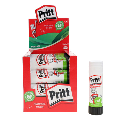 Pritt Glue Stick - 43g - Pack of 24 - ABC School Supplies
