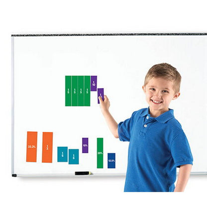 Double-Sided Magnetic Rainbow Fraction Squares