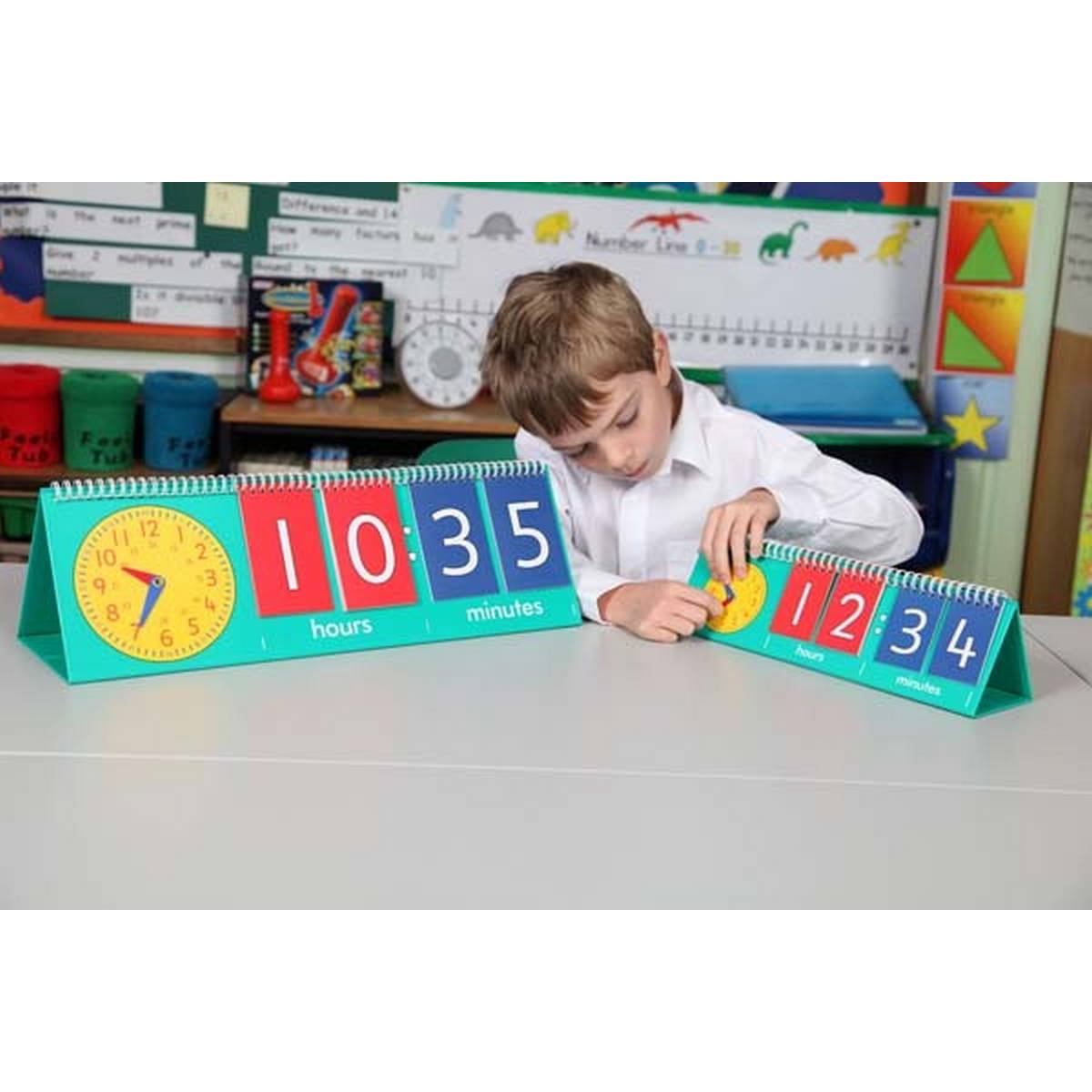 Tell Time Flip Charts - Teachers Edition