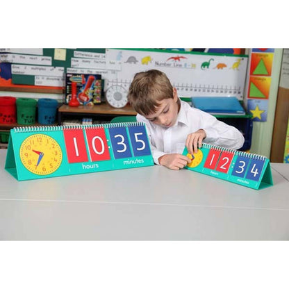 Tell Time Flip Charts - Teachers Edition