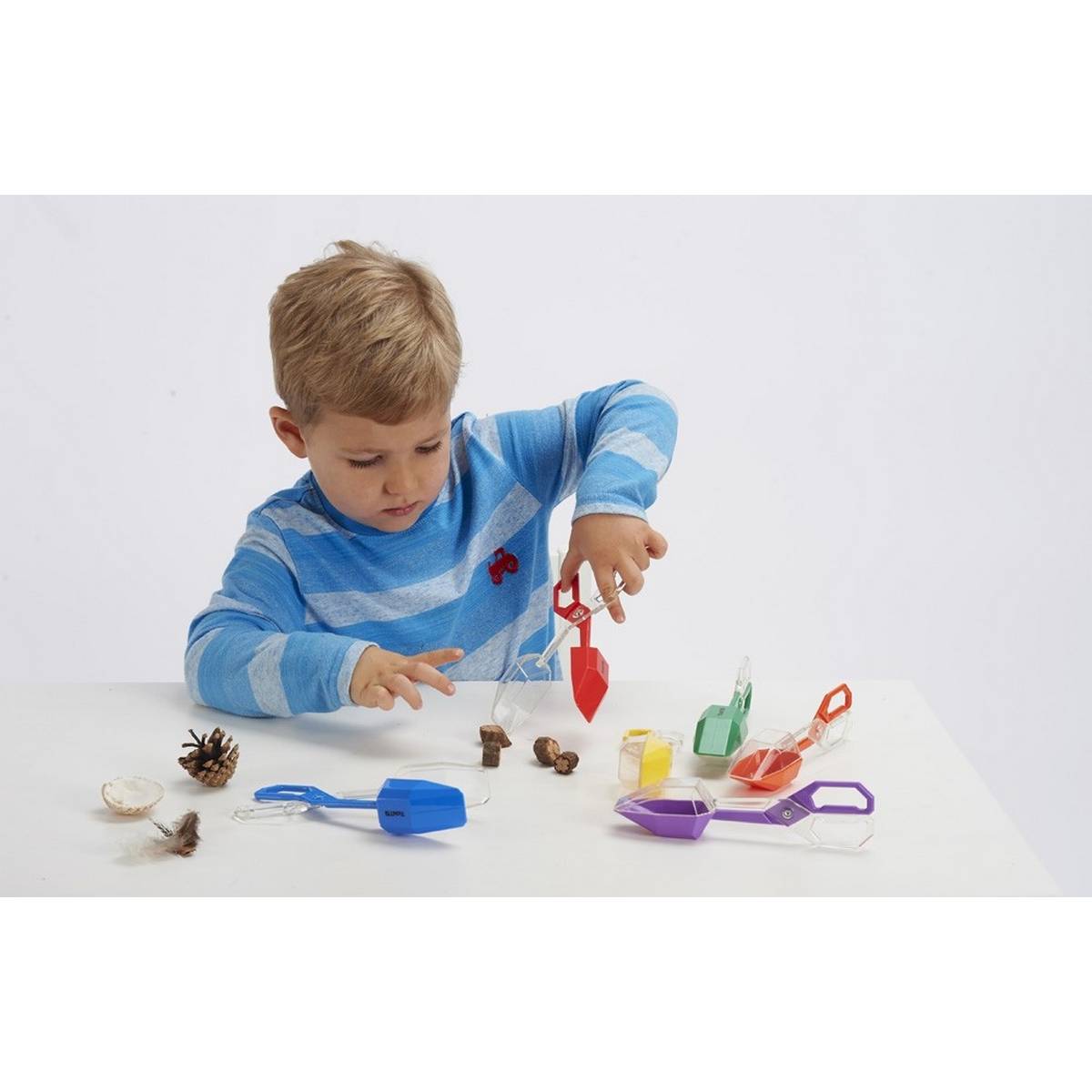 Rainbow Tongs Pack of 6