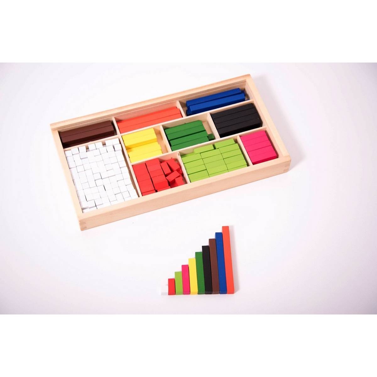 Wooden Cuisenaire Rods Pack of 308