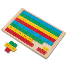 Wooden Fractions Board