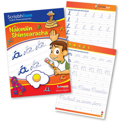 Scríobh Liom do Naíonáin Shinsearacha (Book & Practice Copy Set)