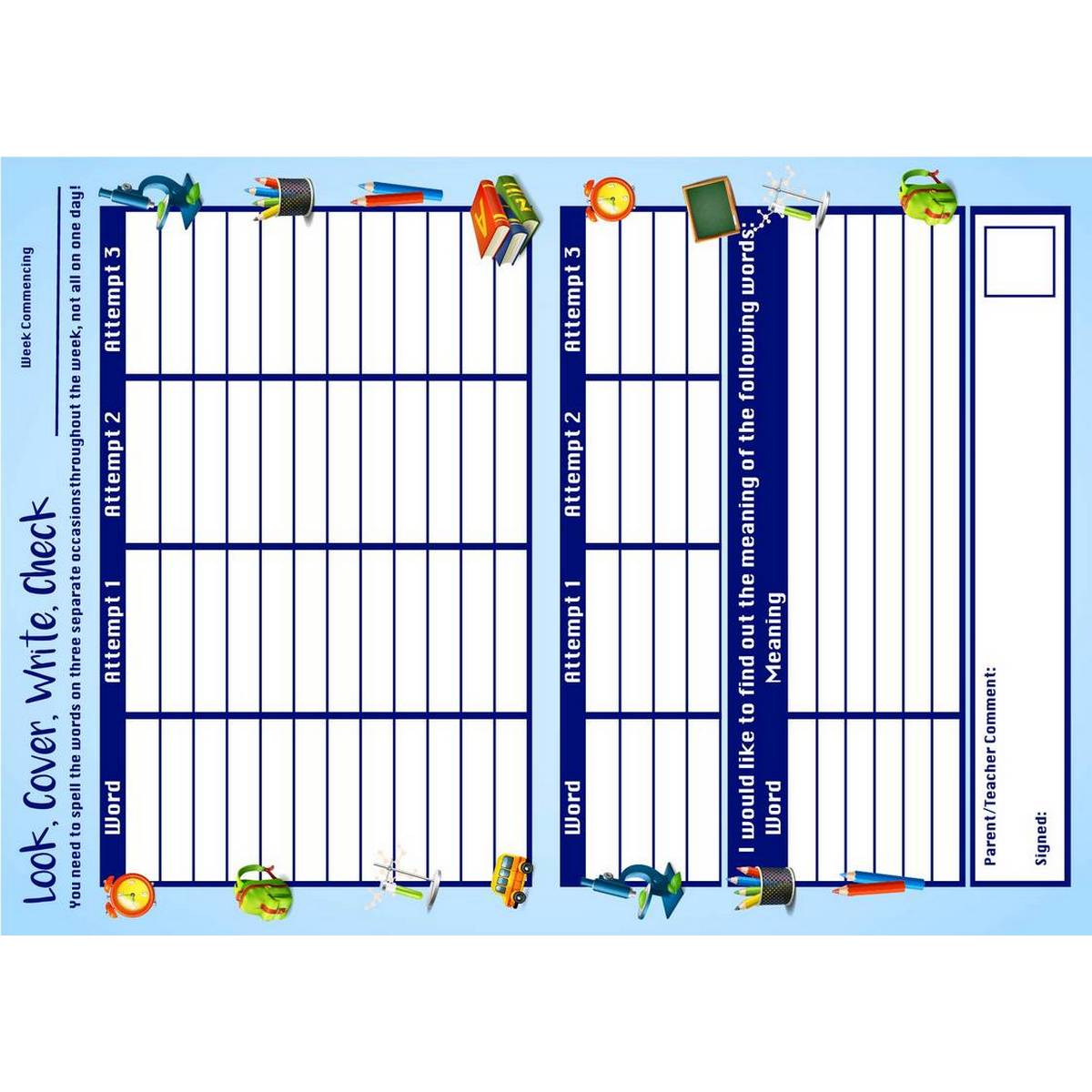 My Spelling Record Book