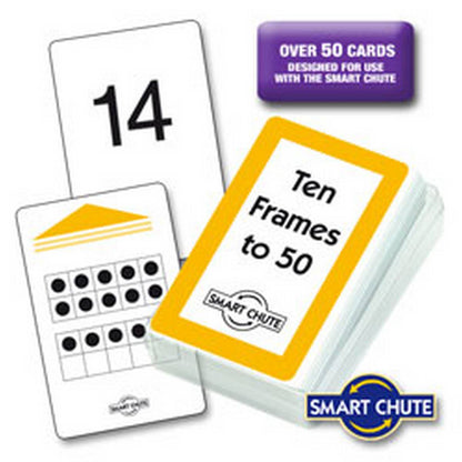 Ten Frames to Fifty Chute Cards