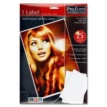 **Pro:Form 25 Sheets - 1 Label 199X289Mm - ABC School Supplies