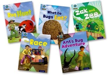 Project X Origins: Light Blue Book Band, Oxford Level 4: Bugs: Mixed Pack of 5 - ABC School Supplies