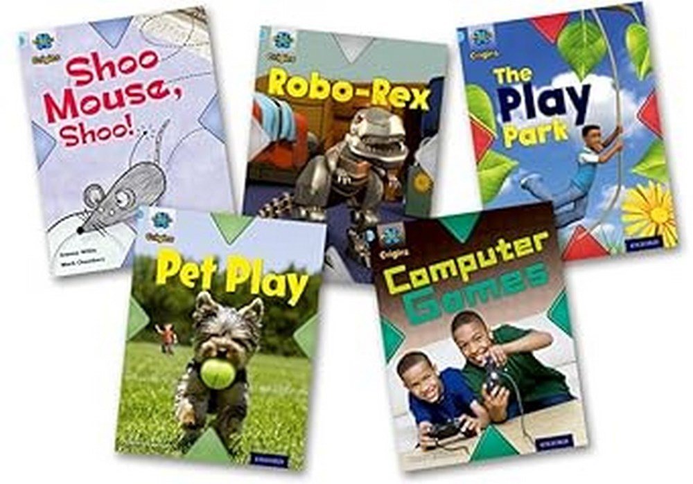 Project X Origins: Light Blue Book Band, Oxford Level 4: Toys and Games: Mixed Pack of 5 - ABC School Supplies