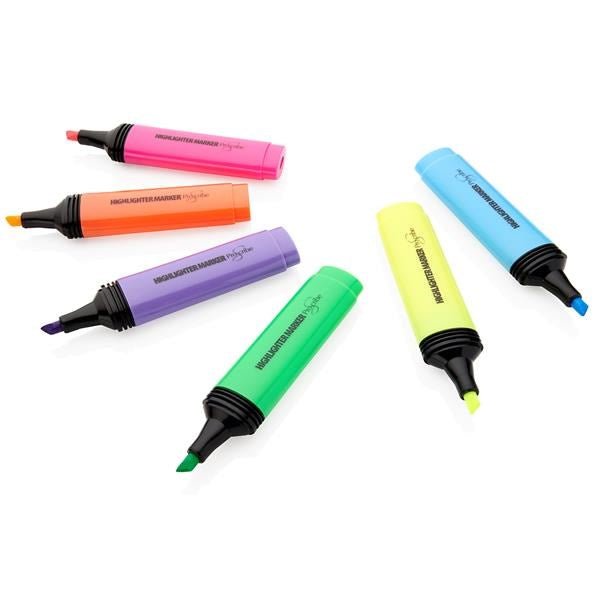 ProScribe Assorted Highlighters Pack of 6 - ABC School Supplies