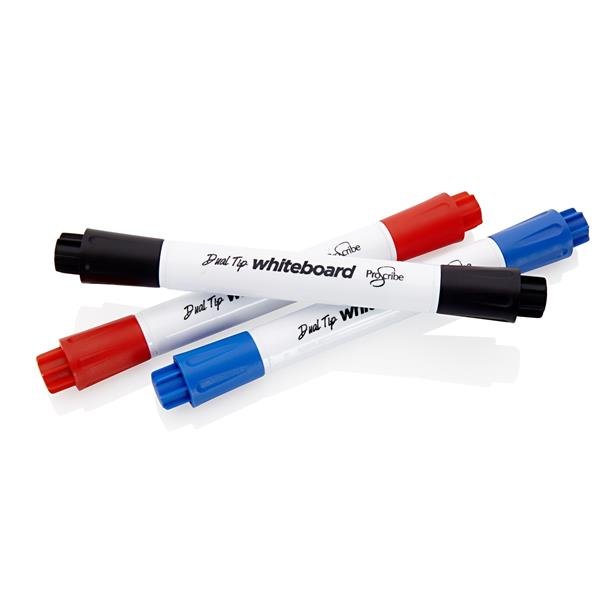 ProScribe Twin Tip Whiteboard Markers Pack of 3 - ABC School Supplies