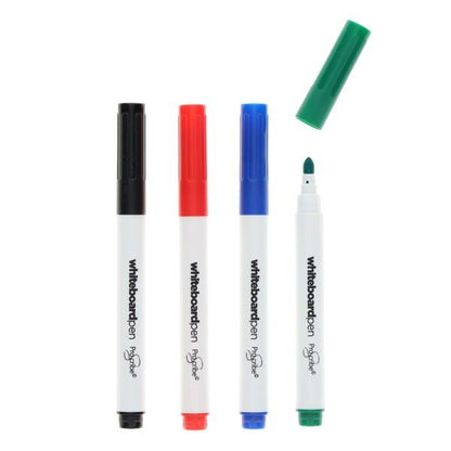 ProScribe Whiteboard Markers Asstd Colours Pack Of 4 - ABC School Supplies