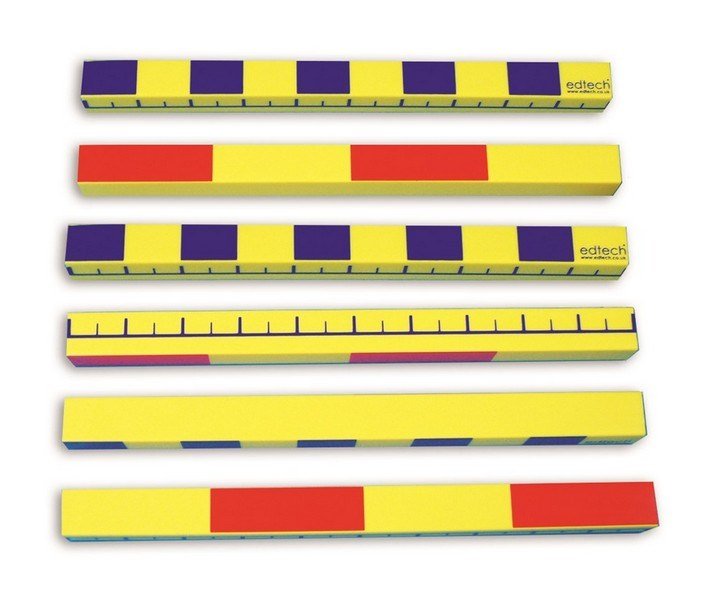 Pupil Counting Sticks Pack Of 6 - ABC School Supplies