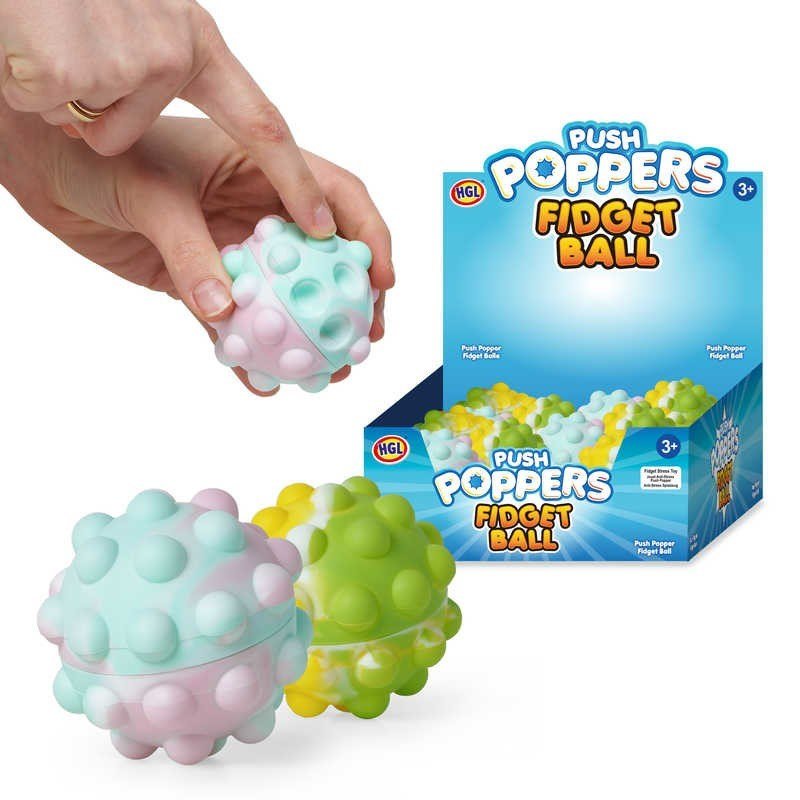 Push Poppers Fidget Ball - ABC School Supplies