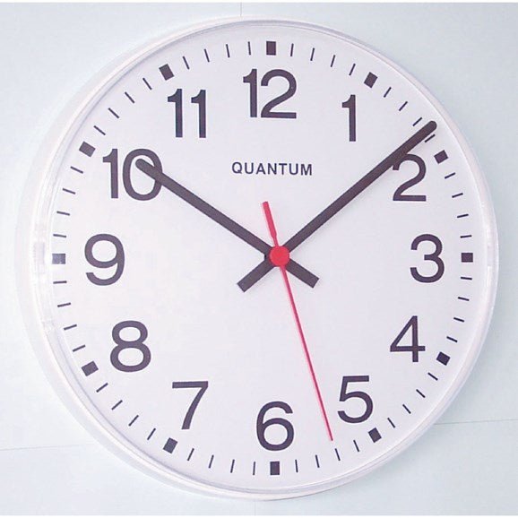 Quantum 12 Hour Wall Clock - ABC School Supplies
