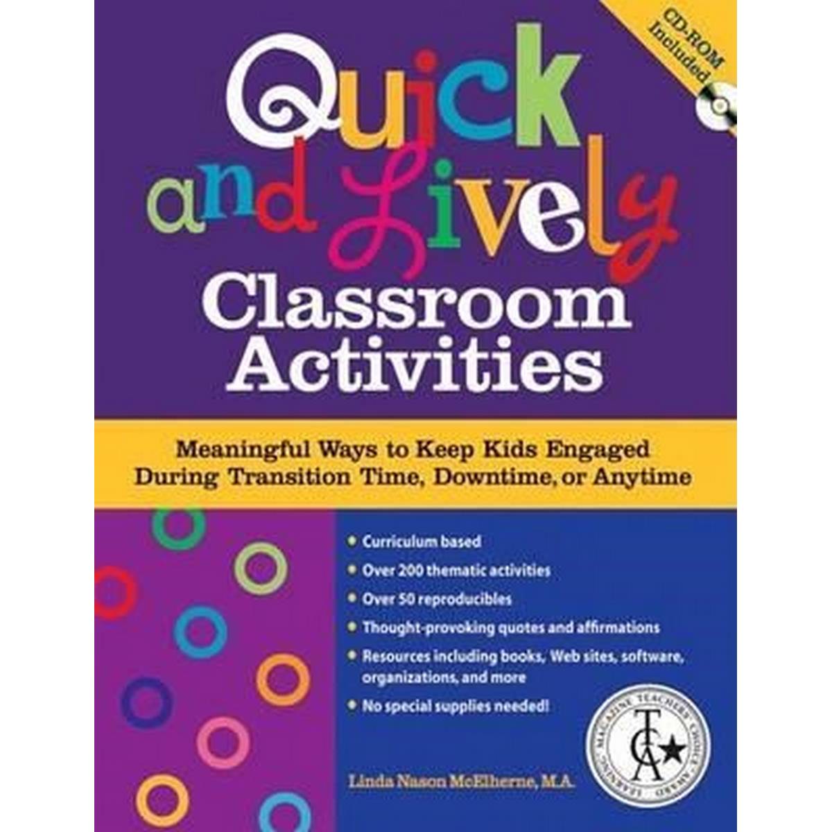 Quick And Lively Classroom Activities : Meaningful Ways To Keep Kids Engaged During Transition Time, Downtime, Or Anytime - ABC School Supplies